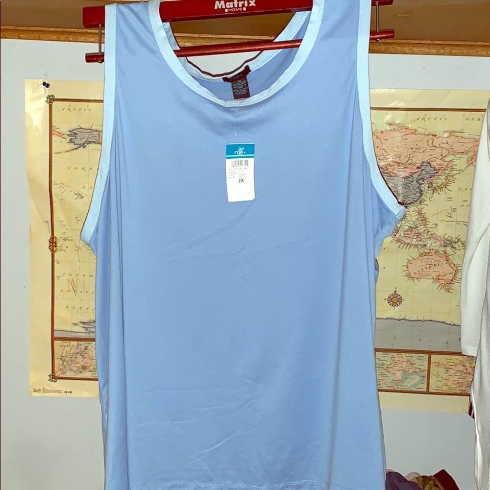 Light blue tank top